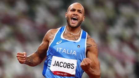 Marcell Jacobs of Italy hasn’t  heard Usain Bolt after winning men’s 100m