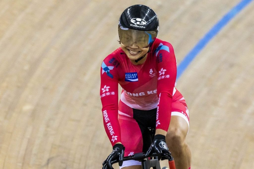 Kelsey Mitchell takes brilliant cycling