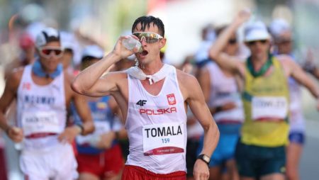 David Tomala won the men’s 50km race walk at the Olympic Games Tokyo