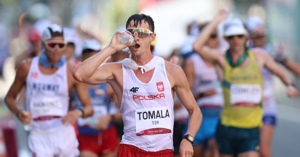 David Tomala won the men’s 50km race walk at the Olympic Games Tokyo
