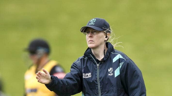 The first female referee in New Zealand cricket is the former White Fern