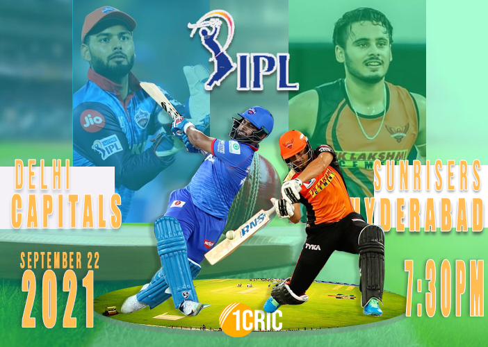 IPL 2021: Delhi Capitals Vs Sunrisers Hyderabad