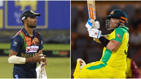 After Australia’s victory against Sri Lanka in the T20 World Cup, Aaron Finch says David Warner produced a “great knock.”