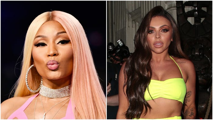 Jesy Nelson, formerly of Little Mix, defends a video in the ‘blackfishing’ controversy.