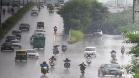 Rains in Delhi set a decade-long record, and Uttarakhand schools are closed; see state-by-state forecasts.