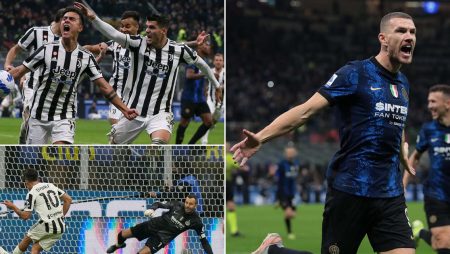 Juventus steals a draw at Internazionale thanks to Paulo Dybala’s late penalty.