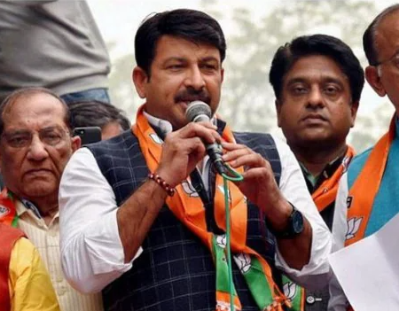 Manoj Tiwari of the BJP was hurt during a demonstration over a restriction on Chhath celebrations and was taken to the hospital.
