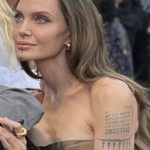 Angelina Jolie's shoulder tattoo