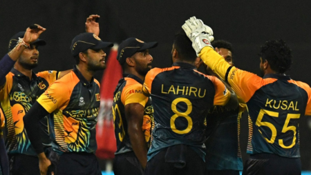Sri Lanka trump spirited Namibia by seven wickets to make a winning start: T20 World Cup
