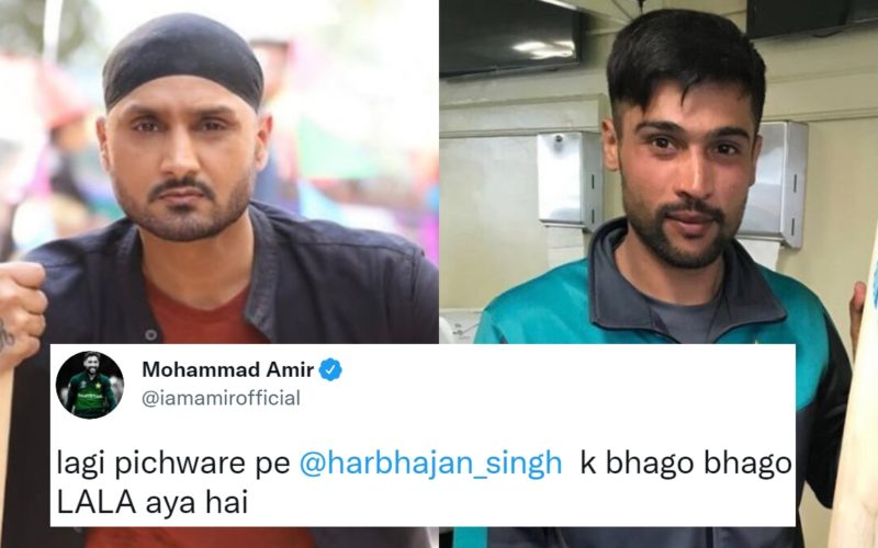 Singh and  Mohammad Amir’s Twitter Fight