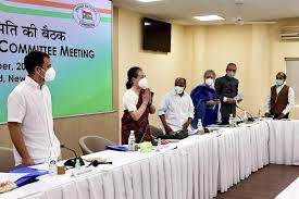 In Delhi, the Congress Working Committee meets. The Lakhimpur Incident, the Party President, and the Assembly Elections are all on the top of the agenda.