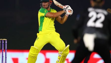 Marcus Stoinis made 28 off 23 in a warm-up win over New Zealand