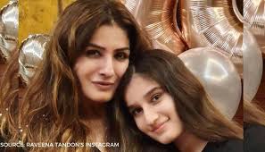 Rasha Tandon, Raveena Tandon’s daughter, sends her unseen family photos on her birthday, saying they “look like sisters.”
