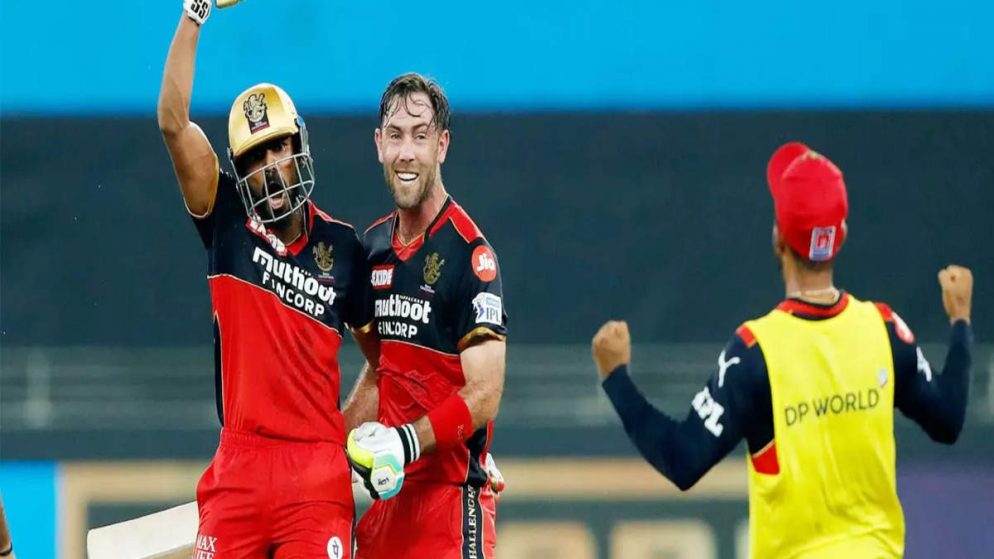 Glenn Maxwell told me I could finish it, says KS Bharat of Royal Challengers Bangalore.