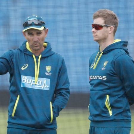 T20 World Cup: Justin Langer has been ‘chilled’ in the UAE, according to Steve Smith, and has taken a back seat.