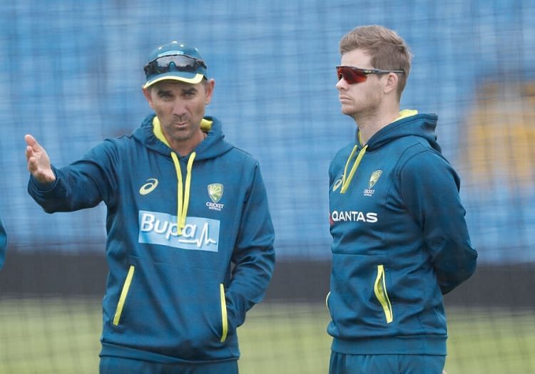 T20 World Cup: Justin Langer has been ‘chilled’ in the UAE, according to Steve Smith, and has taken a back seat.