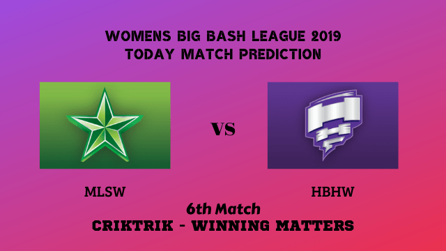 MLSW vs HBHW 6TH Match Prediction
