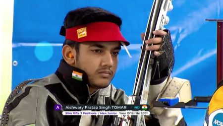 ISSF Junior World Championship: Aishwary sets a new world record.