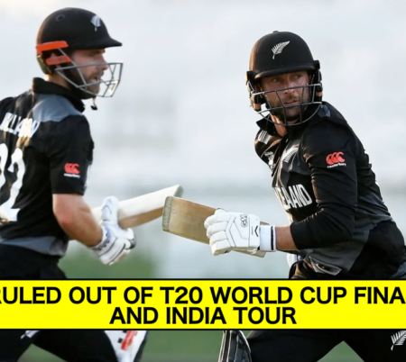 Devon Conway of New Zealand has been ruled out of the T20 World Cup final and the India tour.