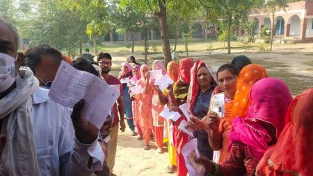 Live updates on bypoll results: BJP leads in all seats in MP, while INLD leads in Haryana’s Ellenabad.