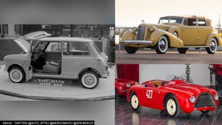 From a baby Austin to a Cadillac Sedan, 20 vintage automobiles will be auctioned in December.