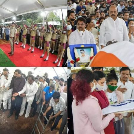 In Bengaluru, Puneeth Rajkumar was laid to rest with full state honors.