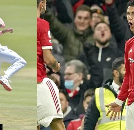 Mohammed Siraj Reacts to Cristiano Ronaldo’s Wicket Celebration, Premier League Reacts
