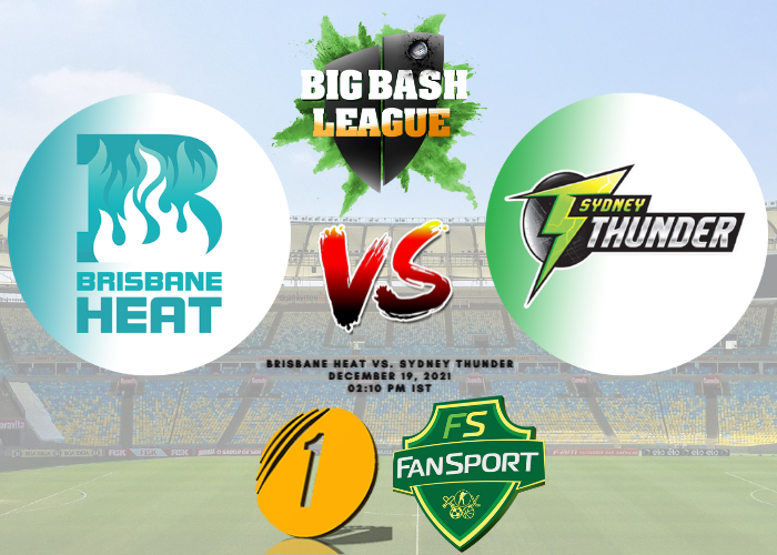 BBL Match 14: STA vs SIX 1CRIC Prediction, Head to Head Statistics, Best Fantasy Tips, and Pitch Report