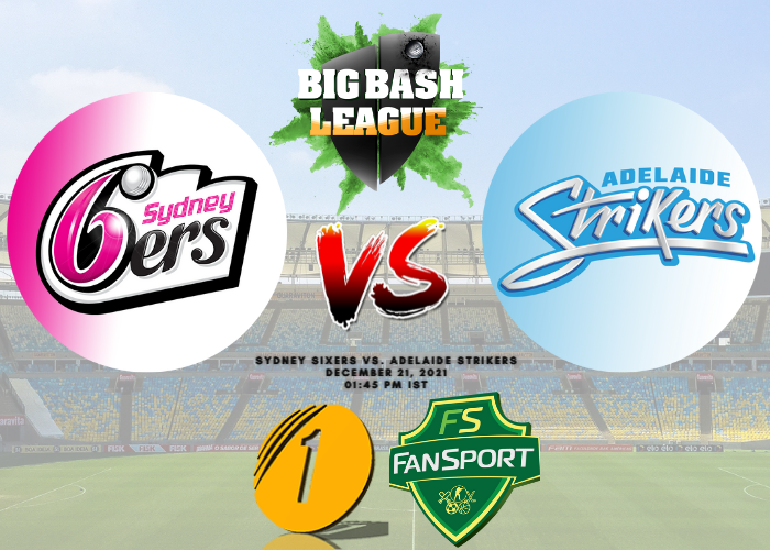 BBL Match 16: SIX vs STR 1CRIC Prediction, Head to Head Statistics, Best Fantasy Tips, and Pitch Report