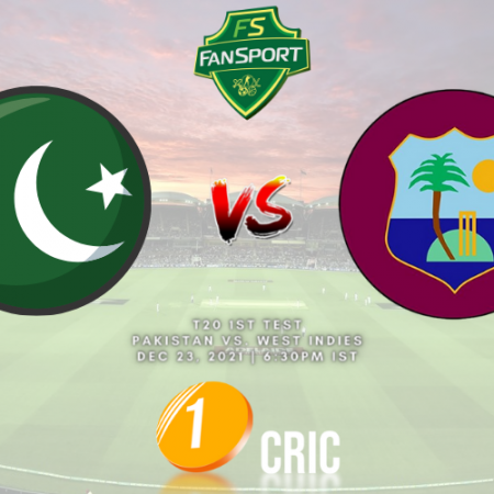 1st T20: PAK vs WI 1CRIC Prediction, Head to Head Statistics, Best Fantasy Tips, and Pitch Report
