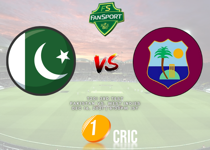 3rd T20I: PAK vs WI 1CRIC Prediction, Head to Head Statistics, Best Fantasy Tips, and Pitch Report