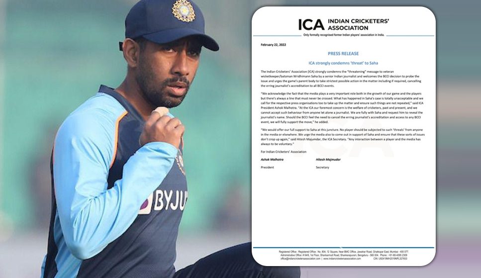 ICA Issues Support  Saha Statement, Condemns Journalist’s “Threats”