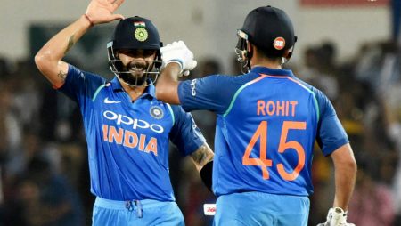 With an impressive knock against West Indies, Virat Kohli equals Rohit Sharma’s T20I record.