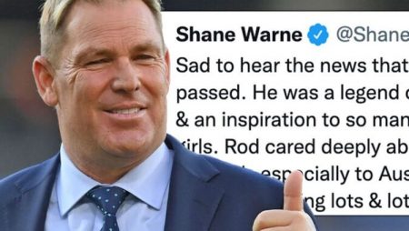 Shane Warne’s last tweet about Rod Marsh’s death goes viral after he dies.