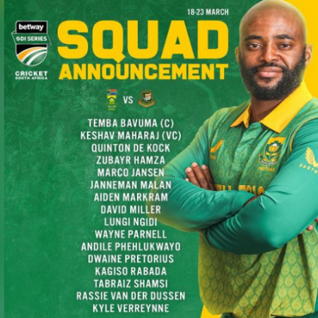 South Africa’s squad for the ODIs against Bangladesh includes eight IPL players.