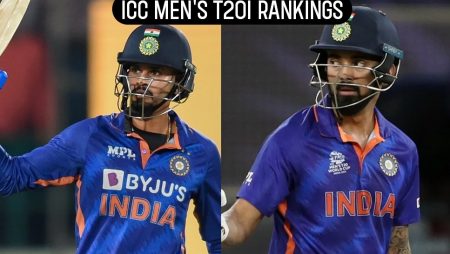 Shreyas Iyer rises to 18th in the Top Bowlers ICC T20I rankings.