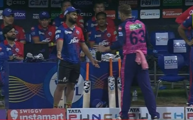 IPL 2022: Rishabh Pant and Jos Buttler have a heated argument during the final over drama in the DC vs RR match.