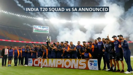 India names an 18-man squad for the T20I series against South Africa, with Umran Malik receiving his first call-up.