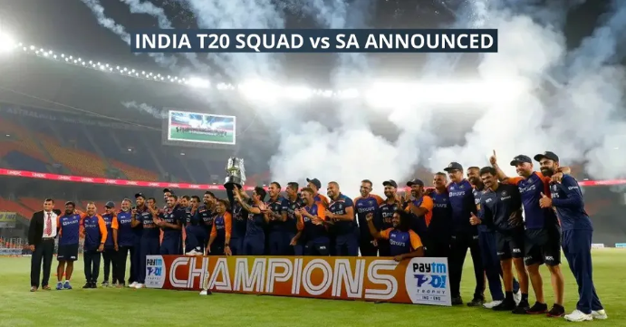 India names an 18-man squad for the T20I series against South Africa, with Umran Malik receiving his first call-up.