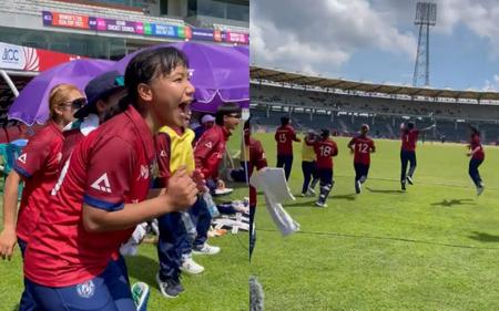 Thailand bursts in wild celebrations following historic triumph over Pakistan in the Women’s Asia Cup 2022.