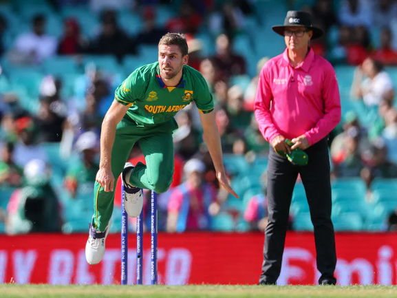 Anrich Nortje has the best figures of any South African bowler in the T20 World Cup.