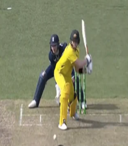 Watch: Steve Smith Attempts “Something New” On A Free Hit During Australia vs. England’s Second One-Day International
