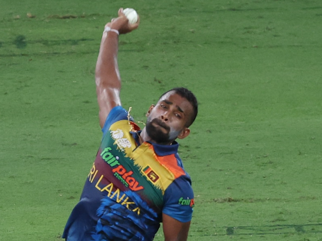 Chamika Karunaratne receives a one-year suspension due to a contract violation from Sri Lanka.