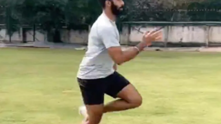 Watch as Jasprit Bumrah provides a fitness update and shares a video of his challenging workout.