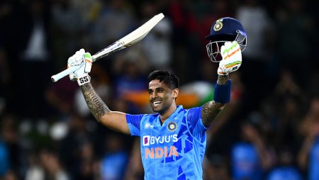 Suryakumar Yadav reacts after being named India’s T20I vice-captain
