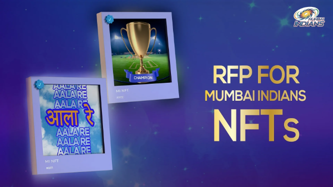 The Mumbai Indians are the first IPL team to invite proposals for NFT development.