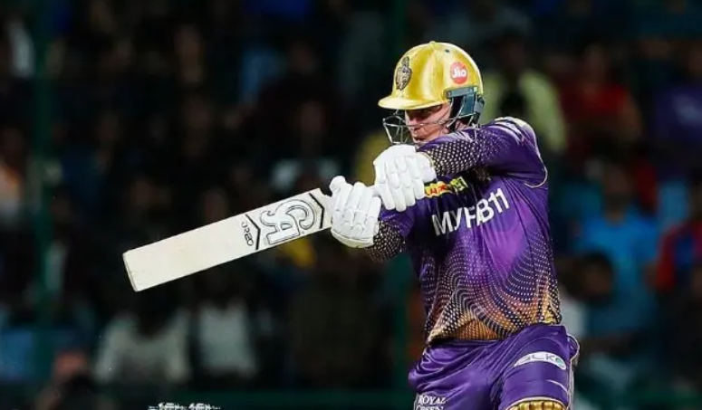 Against DC, Jason Roy’s determined performance lifts Kolkata Knight Riders to a respectable total.