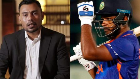 Danish Kaneria criticizes Sanju Samson for his poor performance in the T20I series against WI.
