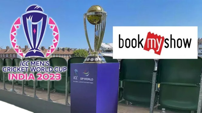 The ICC Men’s Cricket World Cup 2023 ticketing platform will be BookMyShow, according to the BCCI.