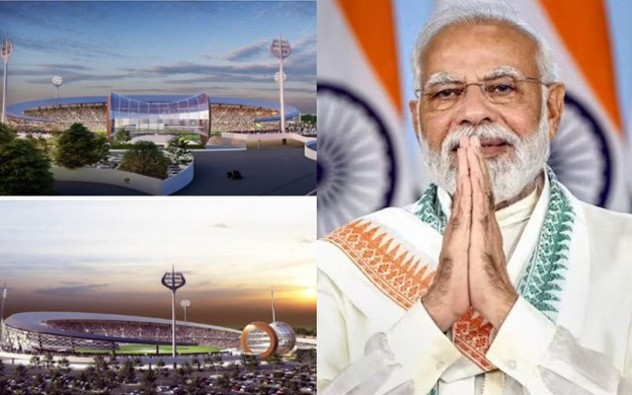PM Narendra Modi will lay the groundwork for a new state-of-the-art cricket stadium in Varanasi.